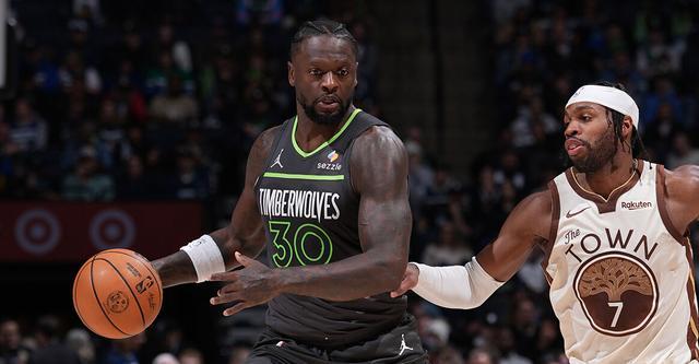 500网-兰德尔18+7戈贝尔15+17 森林狼主场大胜复仇勇士